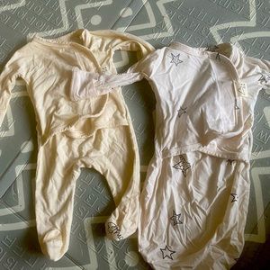 Bonsie newborn footie and bag set with matching hat